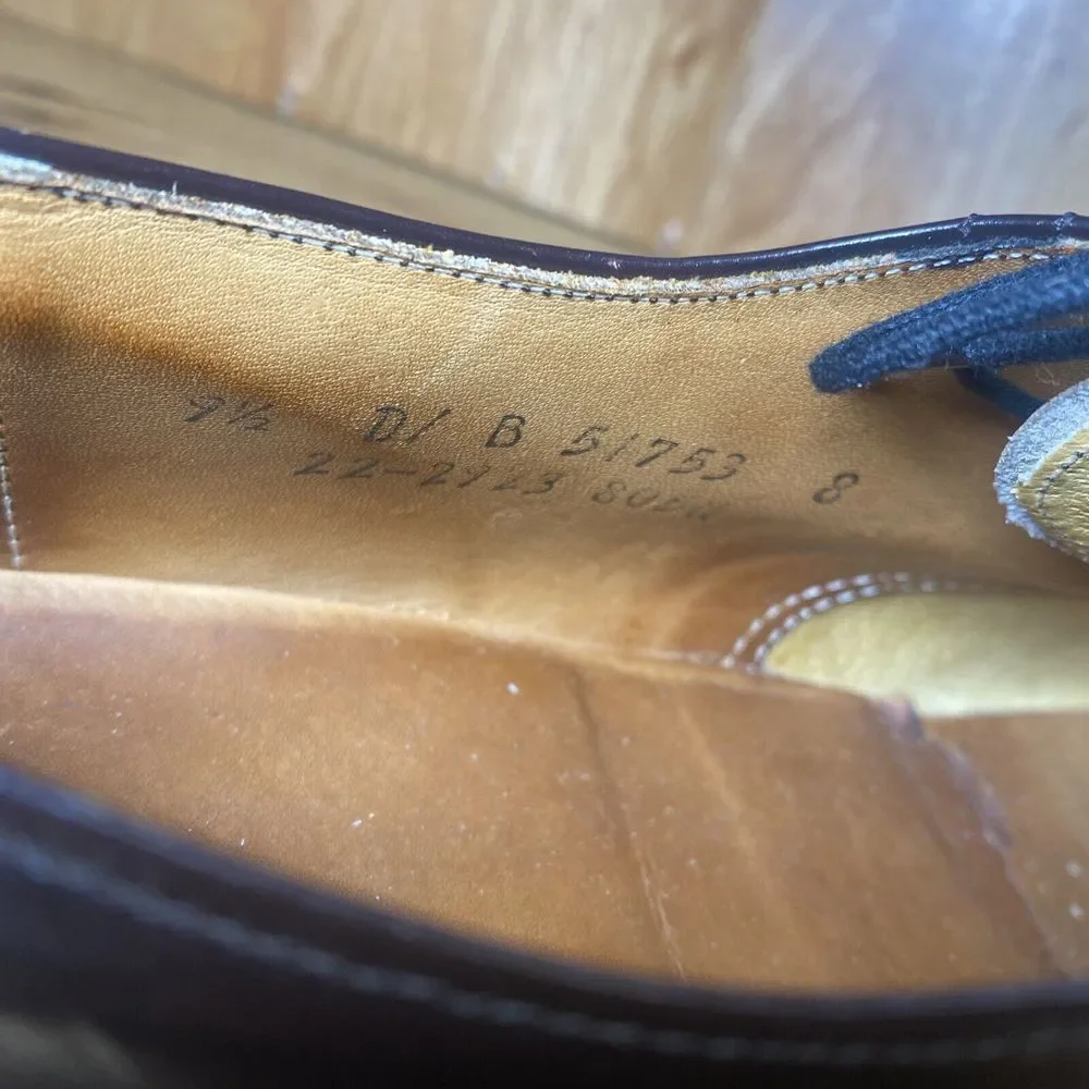 Johnston & Murphy Optima Wingtip Oxford‎ Dress Shoes 22-2923 USA Men's 9.5 D